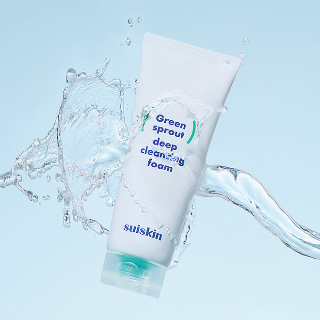 [SUISKIN] Green sprout deep cleansing foam
