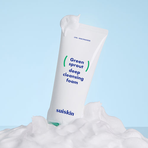 [SUISKIN] Green sprout deep cleansing foam