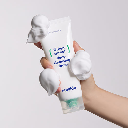 [SUISKIN] Green sprout deep cleansing foam