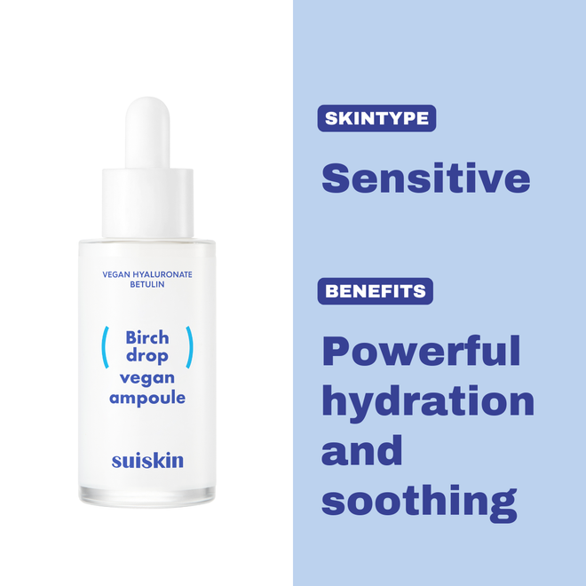 [SUISKIN] Birch drop vegan ampoule