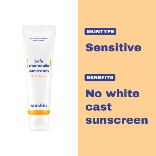[SUISKIN] Safe (Camomile) Sun Cream SPF 50+ / PA++++